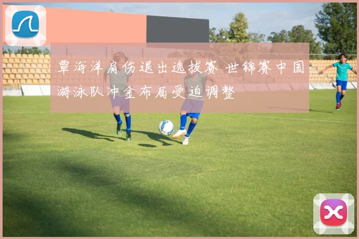 覃海洋肩伤退出选拔赛 世锦赛中国游泳队冲金布局受迫调整